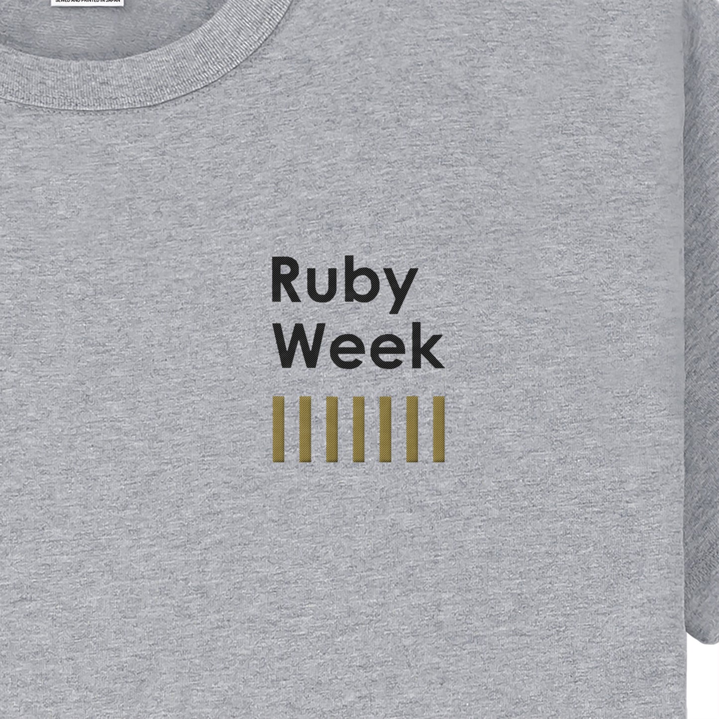 433 Tシャツ Ruby Week 3 (刺繍)