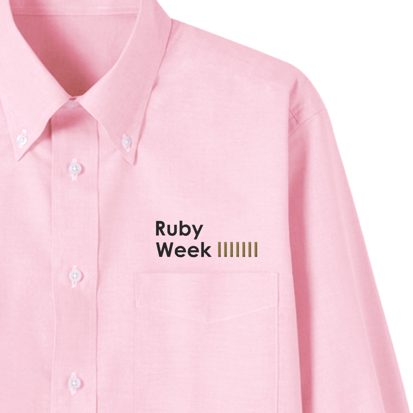 14-477 ボタンダウンシャツ RubyWeek 胸刺繍(長袖)