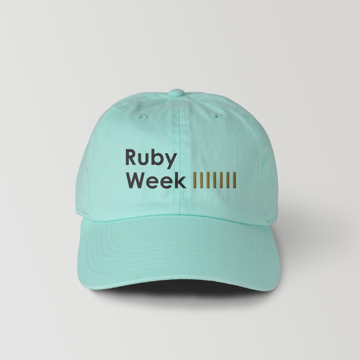 482 コットンキャップ Ruby Week 2 (刺繍)
