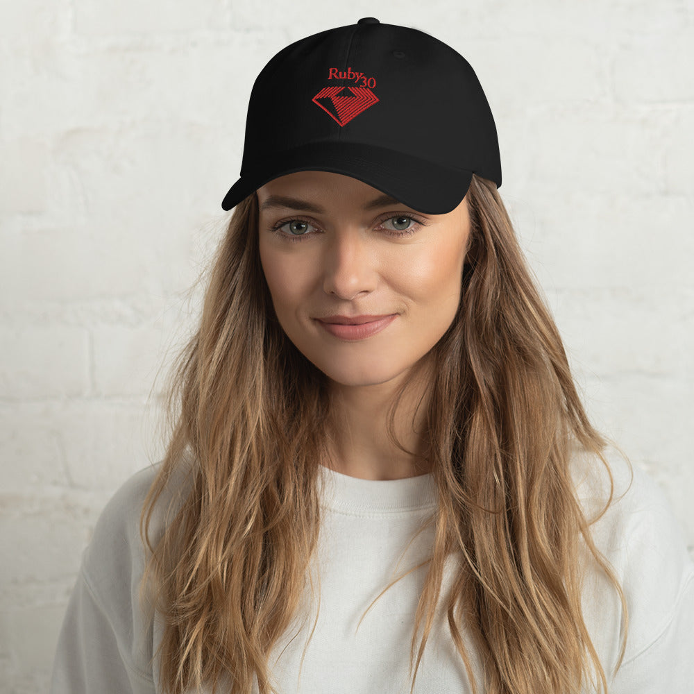 010 Ruby30th Dad hat "Embroidery 刺繍"