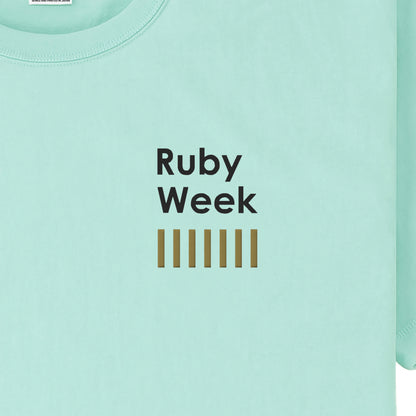 433 Tシャツ Ruby Week 3 (刺繍)