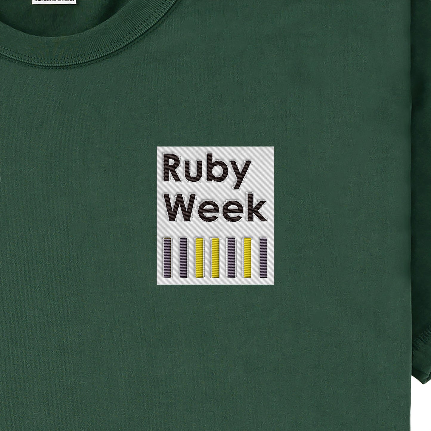 433 Tシャツ Ruby Week 3 (刺繍)