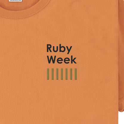 433 Tシャツ Ruby Week 3 (刺繍)