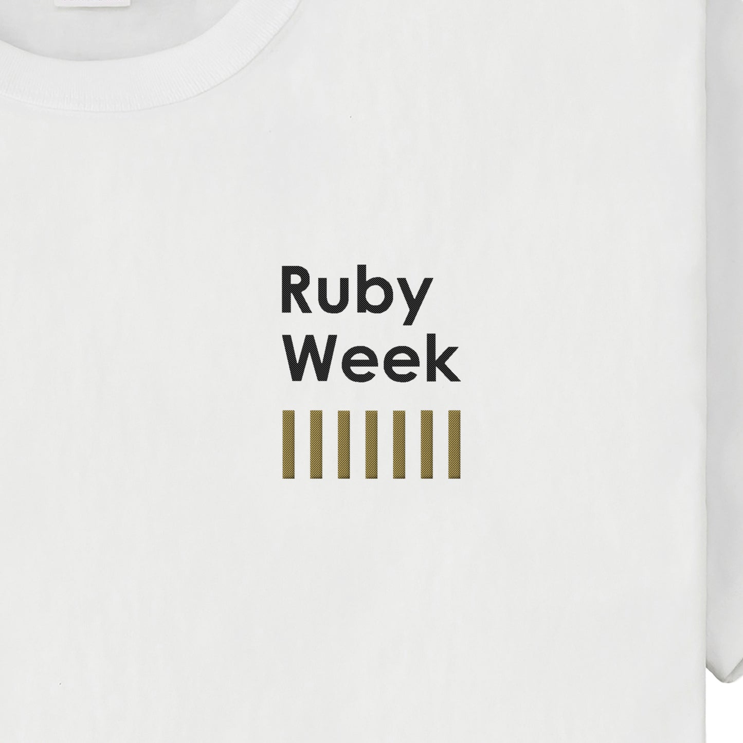 433 Tシャツ Ruby Week 3 (刺繍)