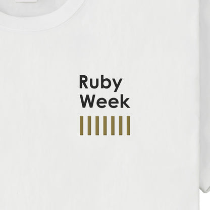 433 Tシャツ Ruby Week 3 (刺繍)