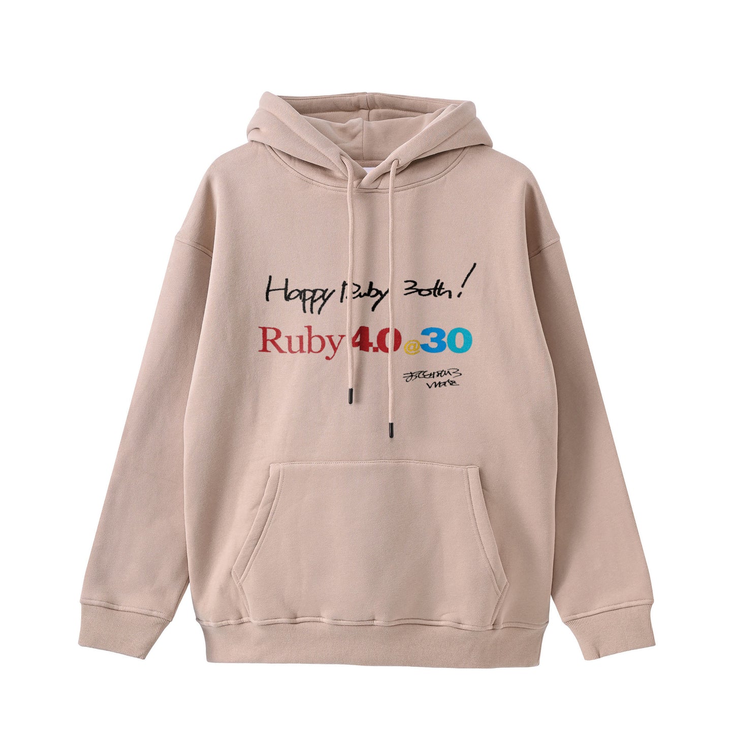 2025 パーカー (11.6oz)Ruby4.0 @ 30  Happy Ruby 30th!! （プリント） beige image