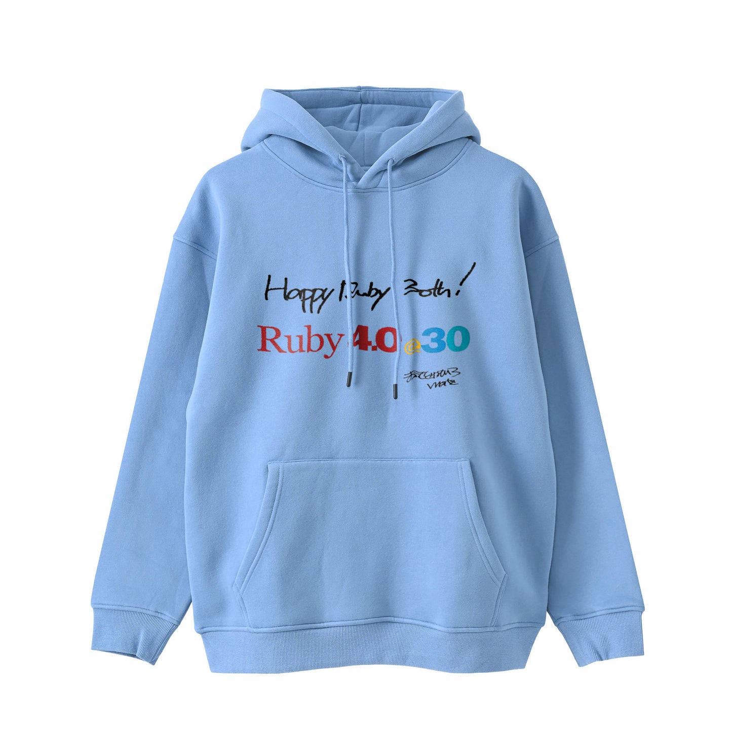 2025 パーカー (11.6oz)Ruby4.0 @ 30  Happy Ruby 30th!! （プリント） blue image