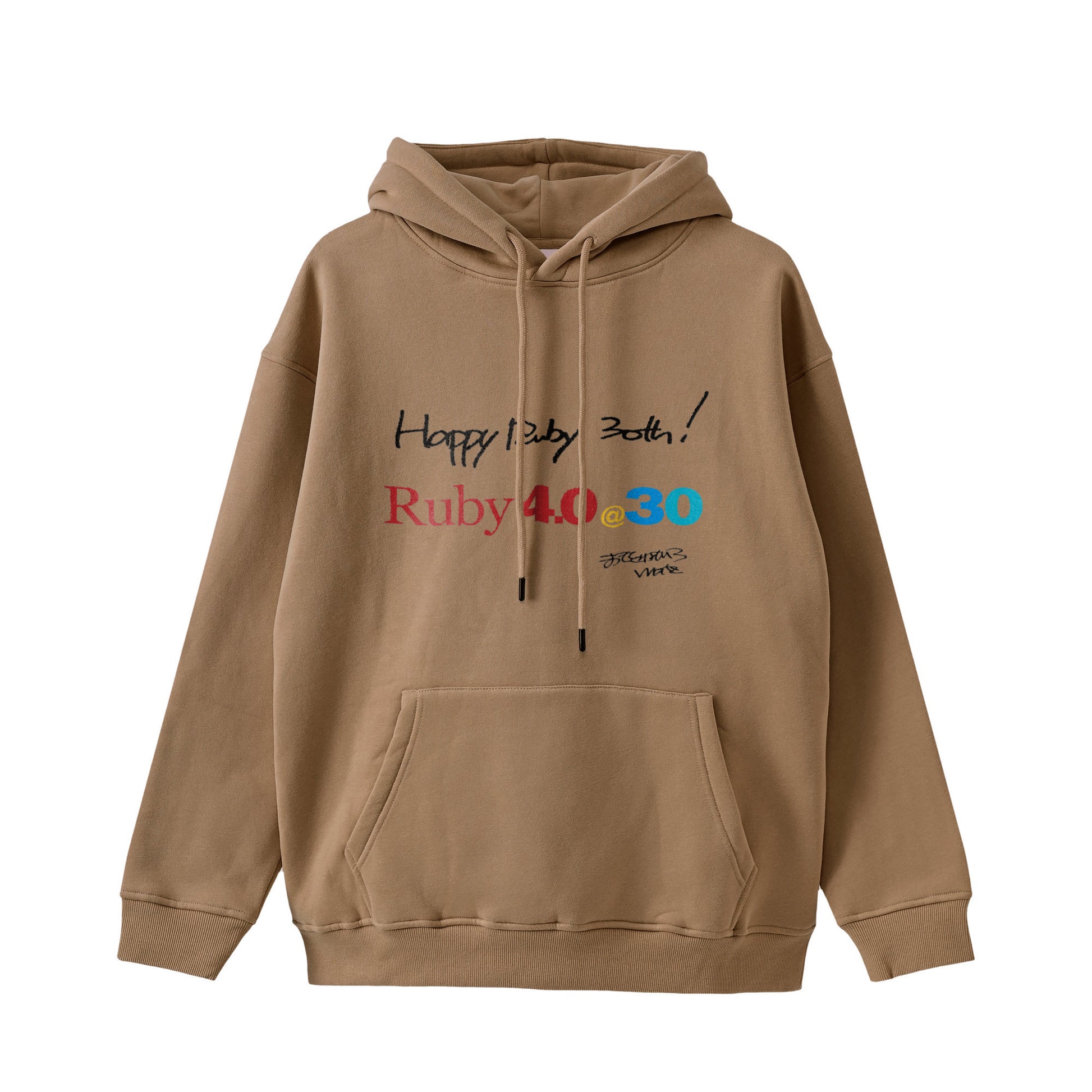 2025 パーカー (11.6oz)Ruby4.0 @ 30  Happy Ruby 30th!! （プリント） brown image