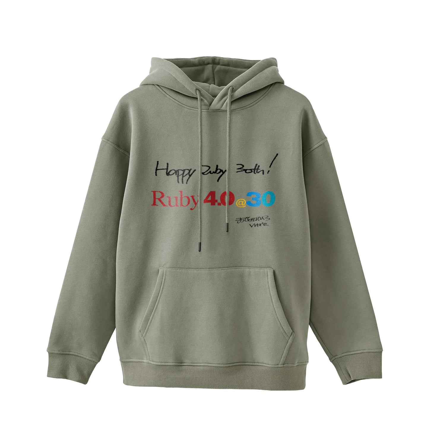 2025 パーカー (11.6oz)Ruby4.0 @ 30  Happy Ruby 30th!! （プリント） khaki image