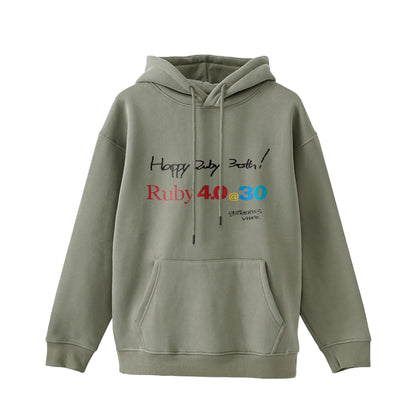 2025 パーカー (11.6oz)Ruby4.0 @ 30  Happy Ruby 30th!! （プリント） khaki image