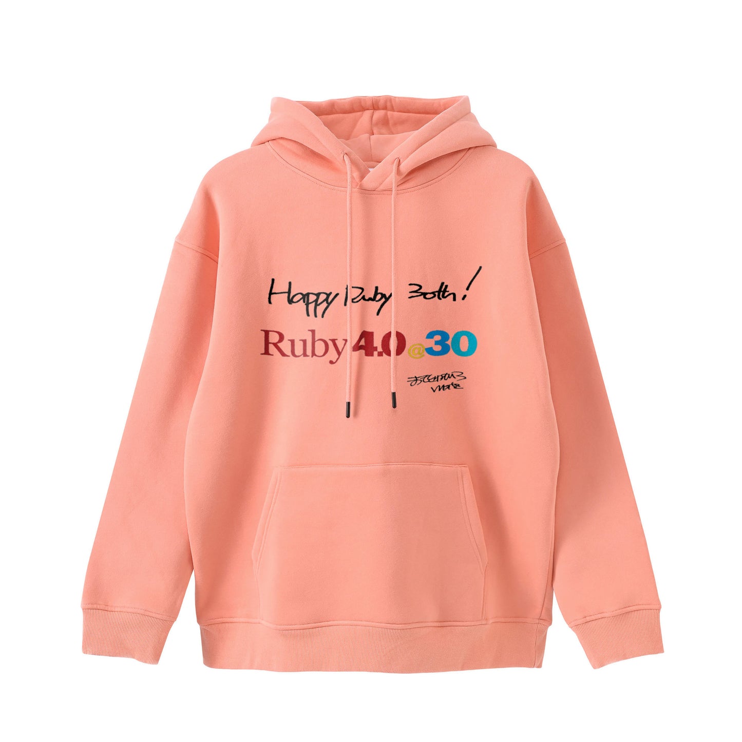 2025 パーカー (11.6oz)Ruby4.0 @ 30  Happy Ruby 30th!! （プリント） pink image