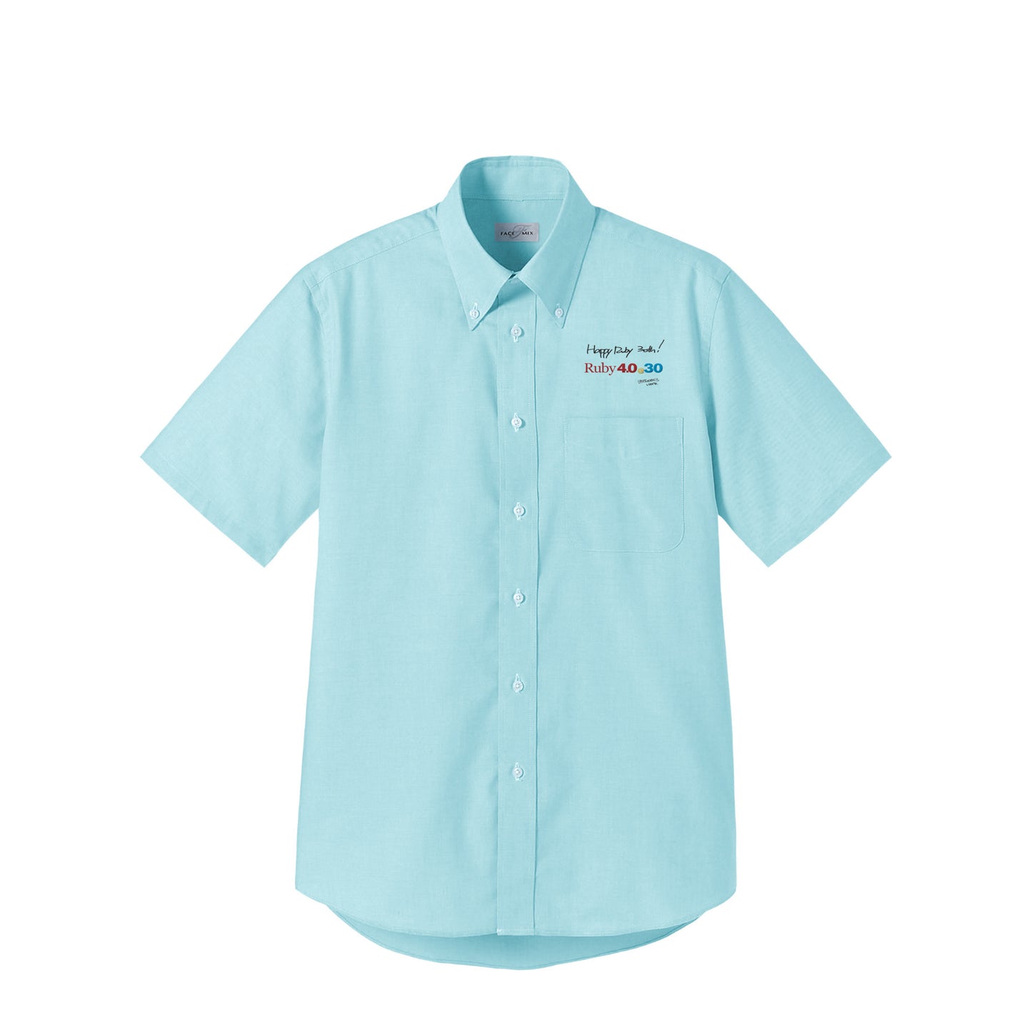 2025 ボタンダウンシャツ Ruby4.0 @ 30 胸刺繍（長袖 ） mint image