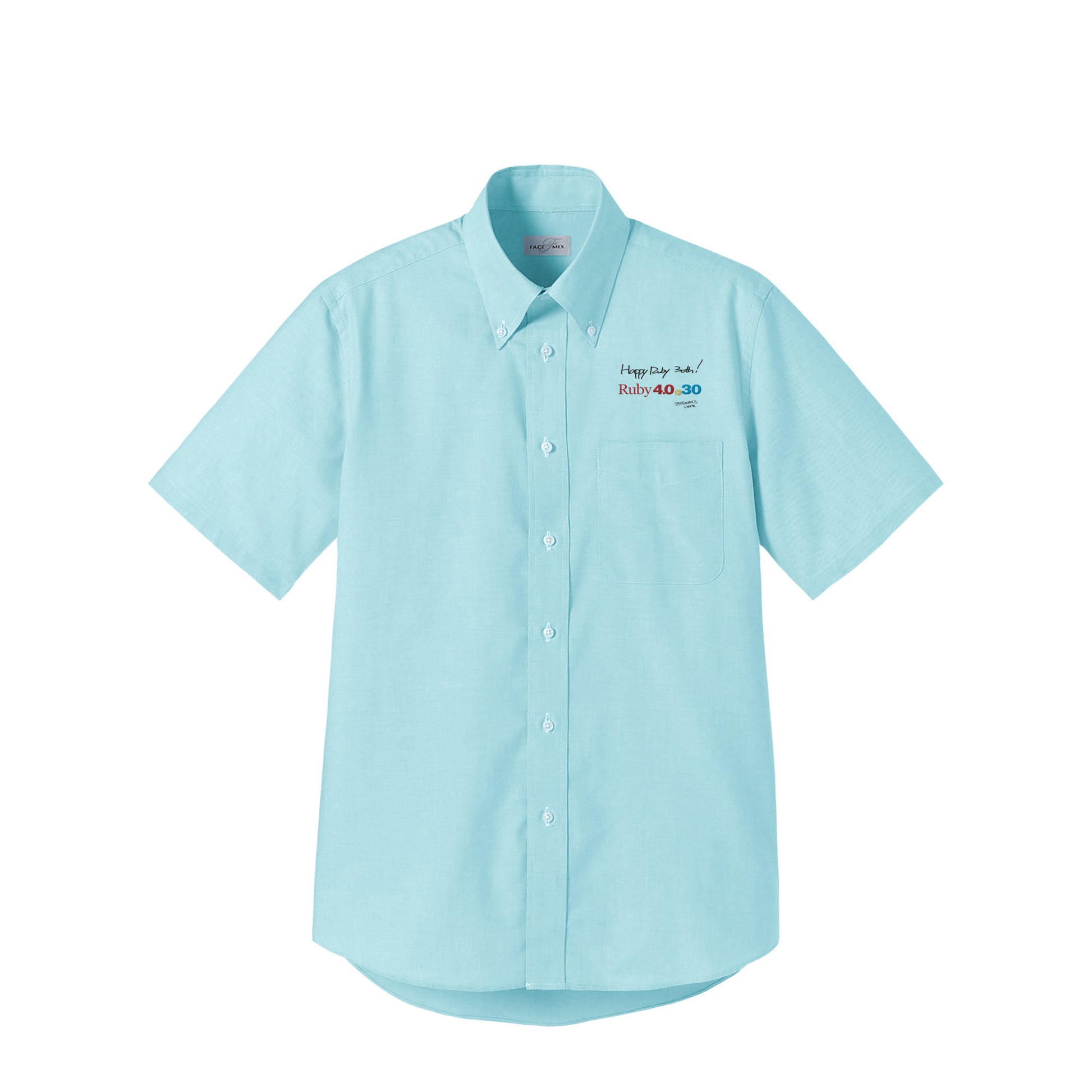 2025 ボタンダウンシャツ Ruby4.0 @ 30 胸刺繍（長袖 ） mint image
