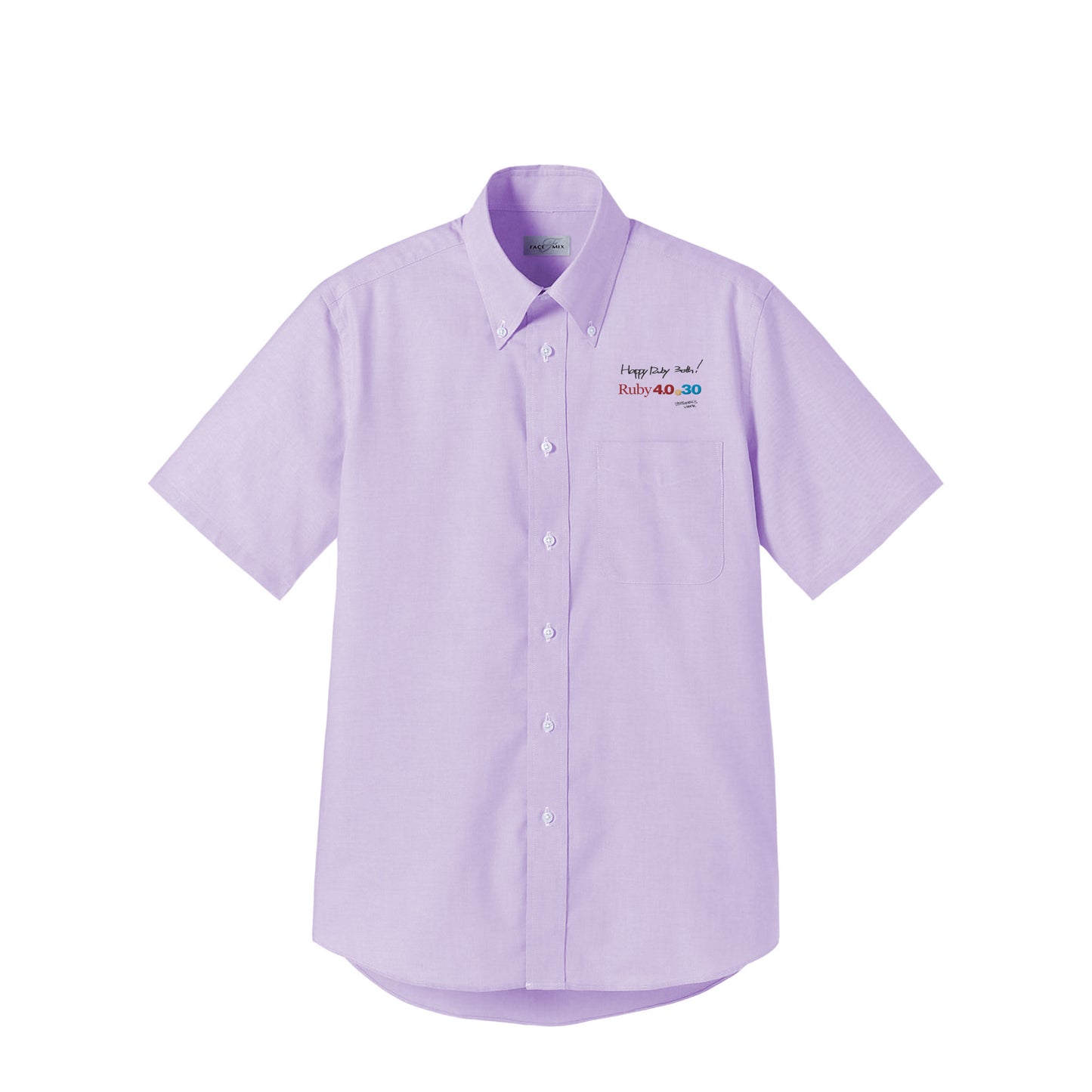 2025 ボタンダウンシャツ Ruby4.0 @ 30 胸刺繍（長袖 ） purple image