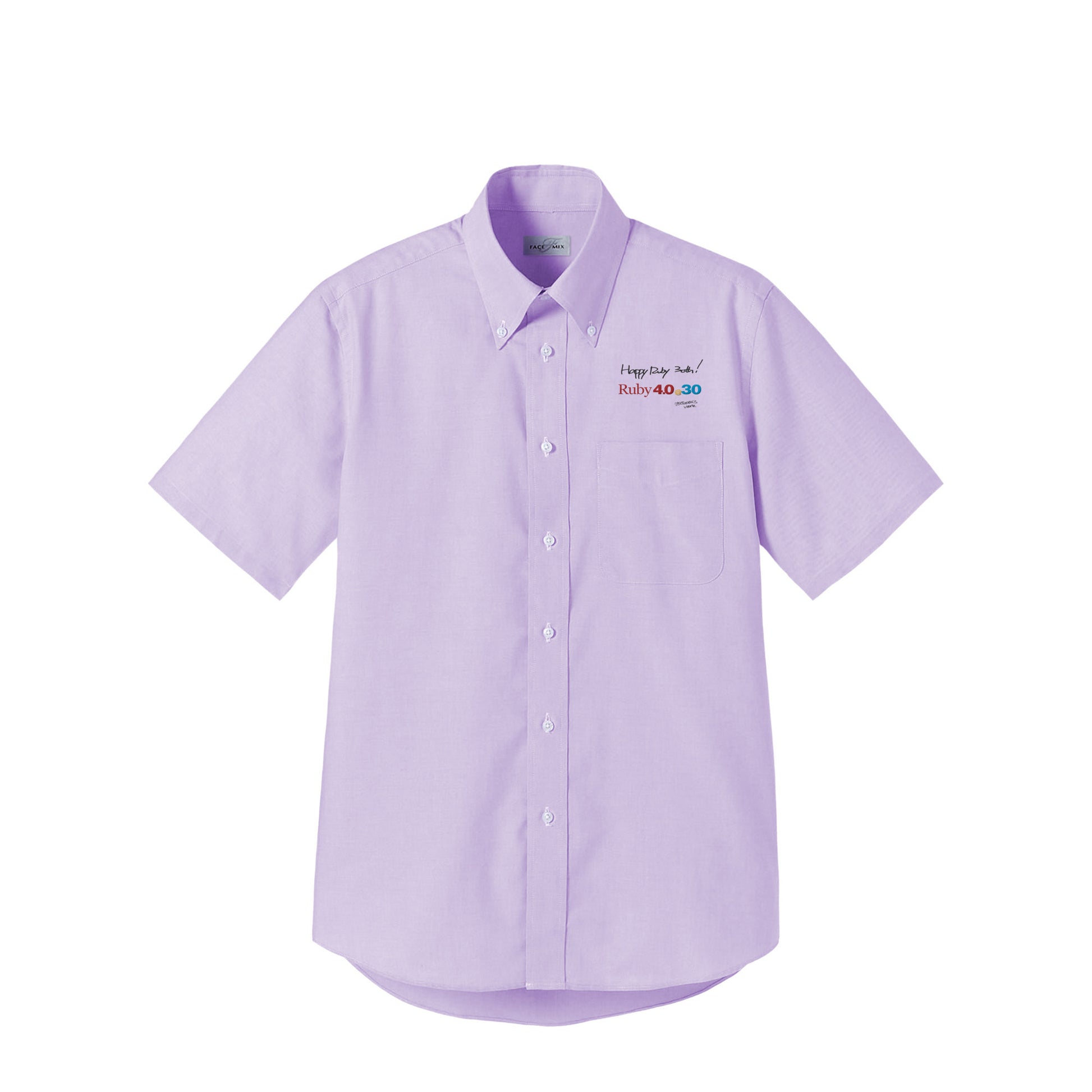 2025 ボタンダウンシャツ Ruby4.0 @ 30 胸刺繍（長袖 ） purple image