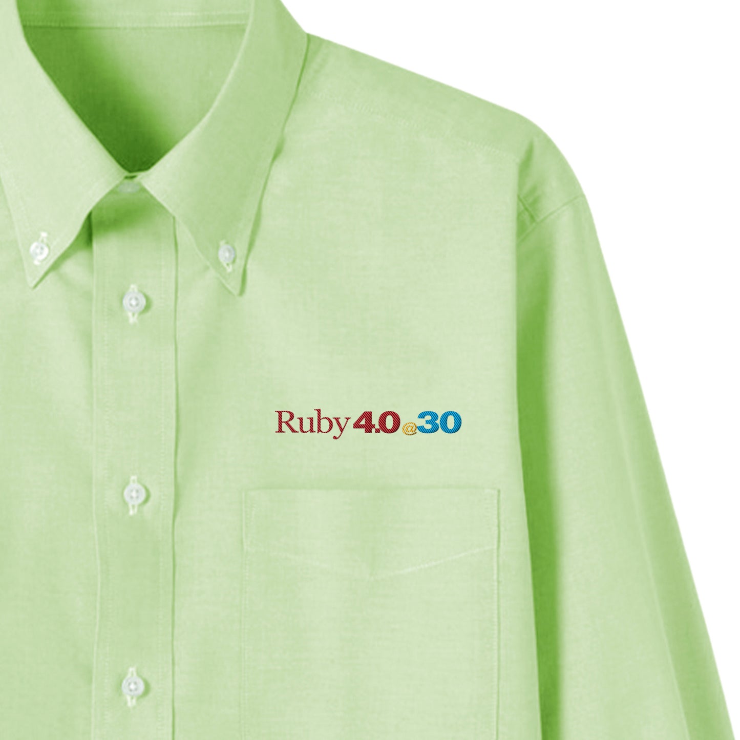 2025 ボタンダウンシャツ Ruby4.0 @ 30 胸刺繍（長袖 ） olive image