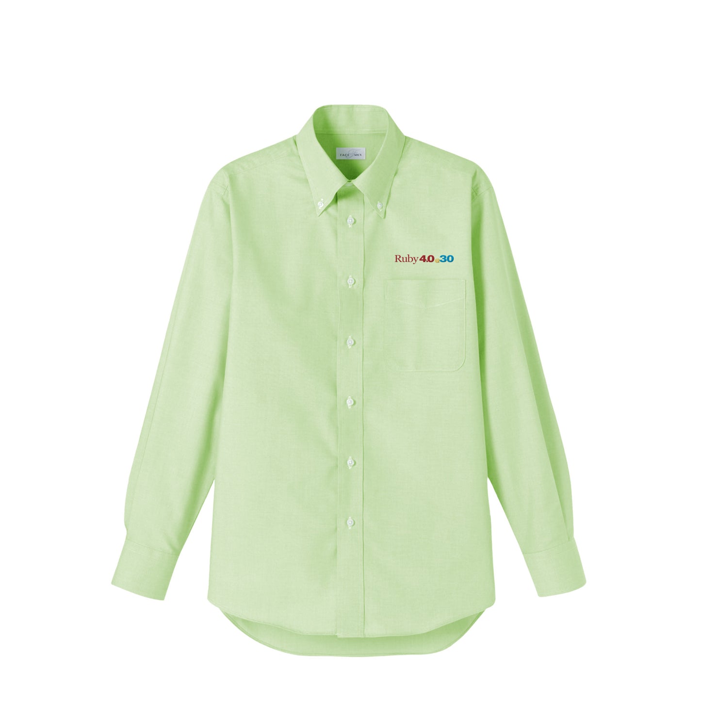 2025 ボタンダウンシャツ Ruby4.0 @ 30 胸刺繍（長袖 ） olive image