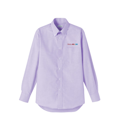 2025 ボタンダウンシャツ Ruby4.0 @ 30 胸刺繍（長袖 ） purple image