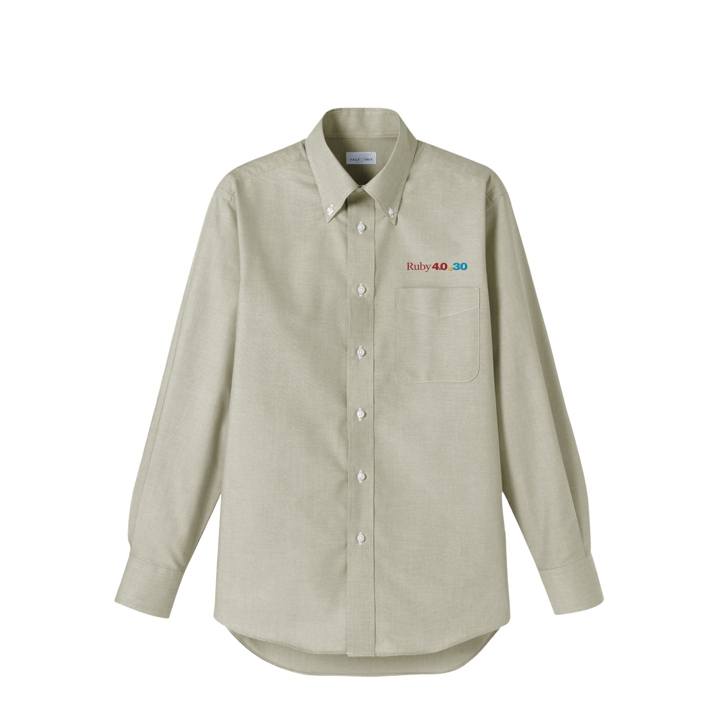 2025 ボタンダウンシャツ Ruby4.0 @ 30 胸刺繍（長袖 ） smoky-green image