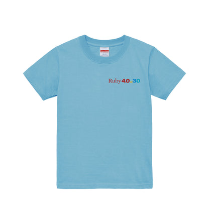 Ruby4.0@30 Spinel Tシャツ aqua-blue image