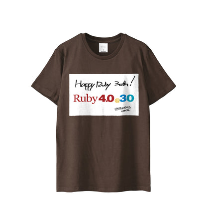 2025 Tシャツ Ruby4.0 @ 30 Happy Ruby 30th!! （プリント） brown image