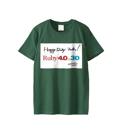 2025 Tシャツ Ruby4.0 @ 30 Happy Ruby 30th!! （プリント） green image