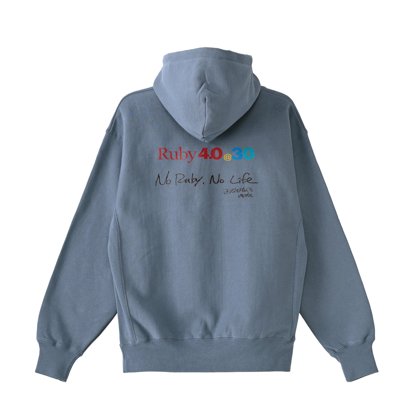 2025 パーカー (12oz)Ruby4.0 @ 30 No Ruby, No Life（背） blue image