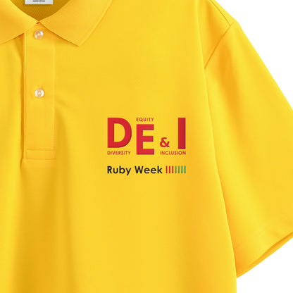 444 ポロシャツ DE&I Ruby Week（刺繍）