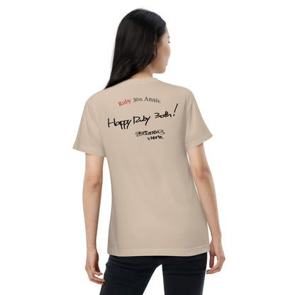 Ruby30th "Happy Ruby" Adult quality T-shirt