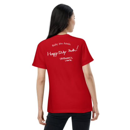 Ruby30th "Happy Ruby" Adult quality T-shirt
