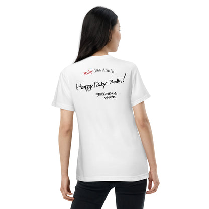 Ruby30th "Happy Ruby" Adult quality T-shirt