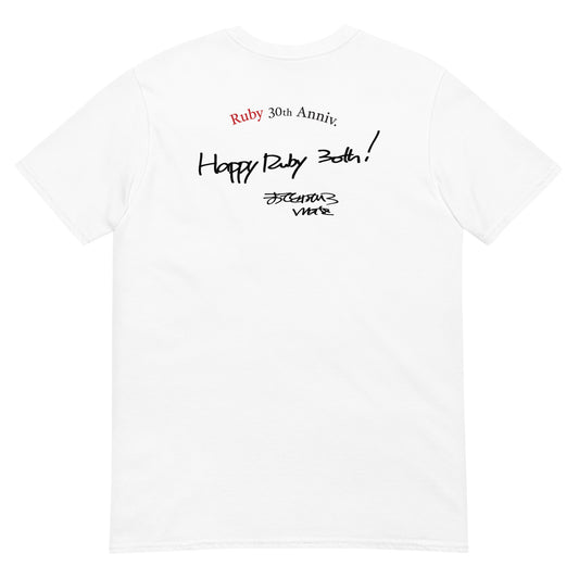 Ruby30th "Happy Ruby" Unisex Short-Sleeve T-shirt