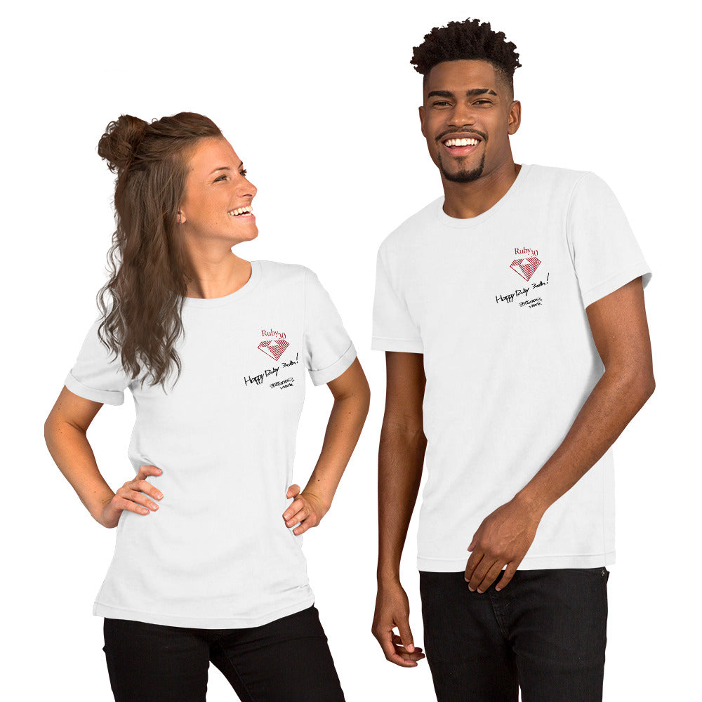 Ruby30th "Happy Ruby" Unisex T-shirt